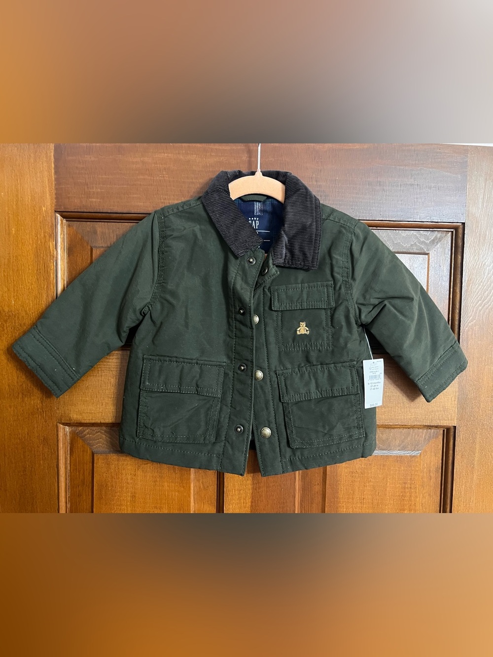 NWT Baby Gap Utility Field Jacket 6-12 Months